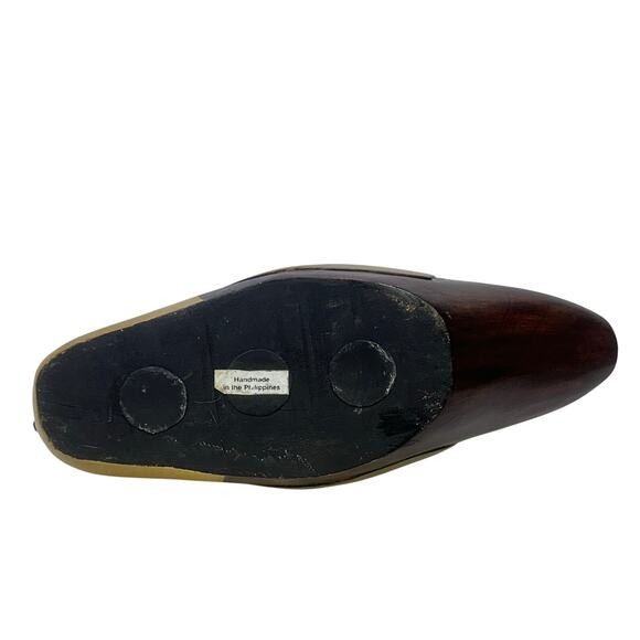 Hand Carved Painted Vintage Wooden Duck Decoy Philippines Exceptional Details - Picture 8 of 9